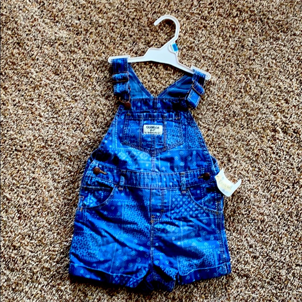 OshKosh overall shorts- New